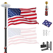 DIY Tailgating Lighted Flagpole for Outdoor Camping