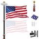 DIY Tailgating Lighted Flagpole for Outdoor Camping