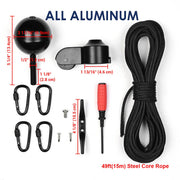 DIY Flagpole Hardware Truck Pulley Cleat(Eagle Ball Options)