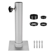DIY Metal Deck Mount Flagpole Base D2 3/8", H16"