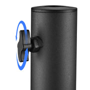 DIY Hitch Dual Flag Pole Mount for 1 9/16" Receivers & 1"-2" Poles