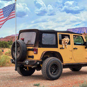 DIY Hitch Flag Pole Mount for 1 9/16" Receivers & 1"-2" Poles