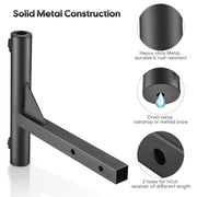 DIY Hitch Flag Pole Mount for 1 9/16" Receivers & 1"-2" Poles