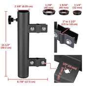 DIY RV Ladder Mounted Flagpole Holder for 1" to 2 3/8" Pole