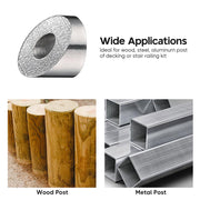 DIY Cable Railing Hardware 30° Beveled Washers D1/8"-3/16" 30ct/Pack