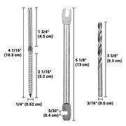 DIY T316 Left Right Swage Lag Screw for 1/8" Deck Stair Post 30Pairs