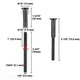 DIY T316 Swage Cable Tensioner for Deck/Level & Stair Posts 1/8"