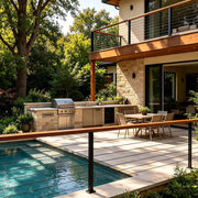 DIY Railing Post - 2x2x36in T304 Stainless Steel Stair Post 16-Gauge