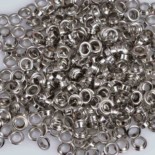 DIY 1/4" #0 Nickel Grommets and Washers Pack 2000