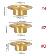 DIY Grommet Mahine w/ #0 #2 #4 Dies 900 Grommets