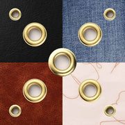 DIY Handheld Grommet Press 3in1 Dies with Copper Grommets & Washers