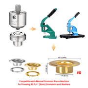 DIY Self-Piercing Grommet Dies (#0 / #2 / #4 Options)