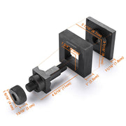 DIY Square Knockout Punch for 11-gauge Sheet Steel Holes 1 3/4"