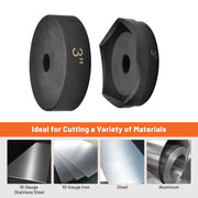 DIY Knockout Punch Dies for Conduit - 3in or 4in