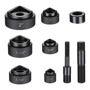 DIY 8 Ton Hydraulic Metal Hole Punch Tool 1/2 to 2in Knockout Set