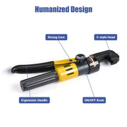 DIY 10-Ton Hydraulic Cable Wire Crimp Tool with 9 Dies