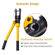 DIY 16-Ton Hydraulic Cable Wire Crimp Tool with 11 Dies