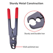 DIY 1/2" & 3/4" Pex Crimp Tool with Gauge Red