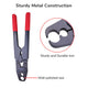 DIY 1/2" & 3/4" Pex Crimp Tool with Gauge Red