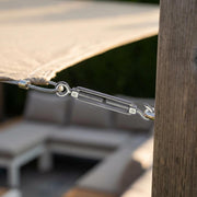 DIY 1/4" x 4" Wire Rope Turnbuckles Hook & Eye 304Stainless