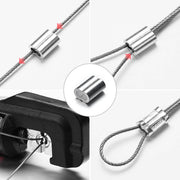 DIY 2-2.5mm Wire Rope Ferrule Aluminum Oval Sleeves 100ct.