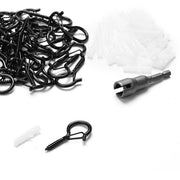 DIY 50ct. Q-Hanger Screw Hooks with Safety Buckles