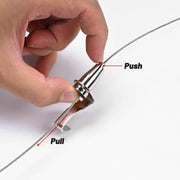 DIY 20ct. Adjustable Wire Rope Gripper with Hook for 1-2mm Cable
