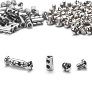 DIY Duplex Wire Rope Clips with M4 Screws 60ct. for 1-2mm