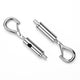 DIY 20ct. Adjust Q-Hanger Sign Hooks with Buckles for 1-1.5mm Wire Rope