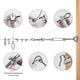 DIY Wire Rope Ferrule Aluminum Oval Sleeves