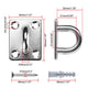 DIY Eye on Plate 304 Stainless Steel
