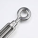 DIY M10 6" Cable Turnbuckles Hook & Eye 304Stainless for 3/16" Rope