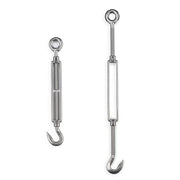 DIY M10 6" Cable Turnbuckles Hook & Eye 304Stainless for 3/16" Rope