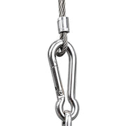 DIY Wire Rope Spring Gate Carabiners 304Stainless Steel