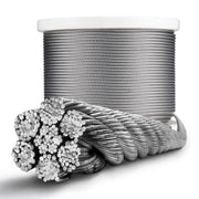 DIY 7x19 Wire Rope T316 Stainless Steel Cable 3/16"x500'