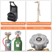 DIY DOT Oxy Acetylene Victor-style Welding Cutting Tote Torch Kit