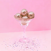 DIY Mini Small Mirror Disco Ball Event Tabletop Decoration 20ct/pk