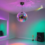 DIY 12 in. / 16 in. Disco Ball and RGB Light Set Motorized