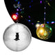 DIY 16 in. Disco Ball and RGB Light Set Motorized