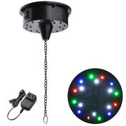 DIY 16" Commercial Disco Mirror Ball with Motor & 8x RGBW Spotlights