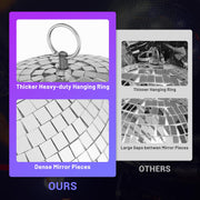 DIY Mirror Ball Disco Party Decorative Ball