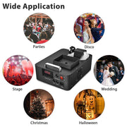 DIY LED Fog Machine Halloween Party Stage Effect 20,000 CFM 1500W