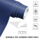 DIY 3D Blue Carbon Fiber Hood Wrap Auto Vinyl Wrap Roll 5x98ft