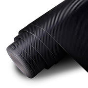 DIY Car Vinyl Wrap 3D Matte Black Carbon Fiber Roll 100ft, 50ft Options