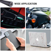 DIY Car Vinyl Wrap 3D Matte Black Carbon Fiber Roll 100ft, 50ft Options