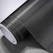 DIY Car Vinyl Wrap 3D Matte Black Carbon Fiber Roll 100ft, 50ft Options