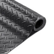 DIY Garage Flooring Mat Roll 1/16" Thick Diamond Black