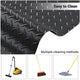 DIY Garage Flooring Mat Roll 1/16" Thick Diamond Black