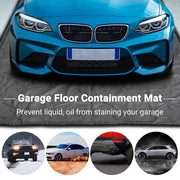 DIY Garage Floor Containment Mat for Snow Ice Water 8.5x20ft