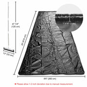 DIY Garage Floor Containment Mat for Snow Ice Water 8.5x20ft